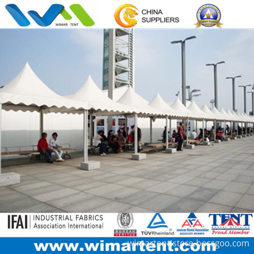 4mx4m White PVC Pagoda Tent for Walkway